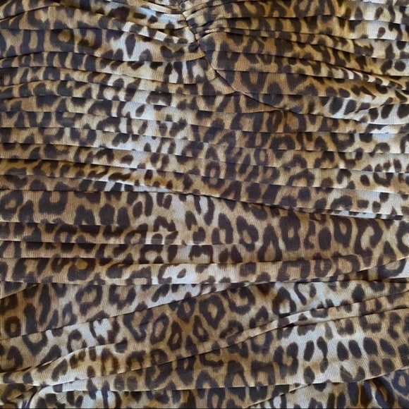 SOLD - BCBG MaxAzria Winnie Leopard Print Dress - Picture 6 of 14